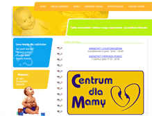 Tablet Screenshot of centrumdlamamy.com